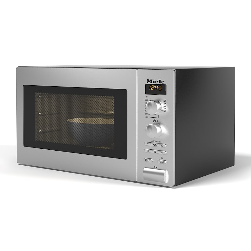miele freestanding microwave 3d max